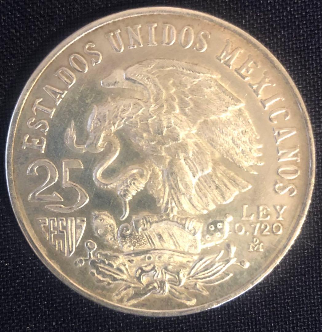 1968年　メキシコオリンピック記念　銀貨 カプセル付き