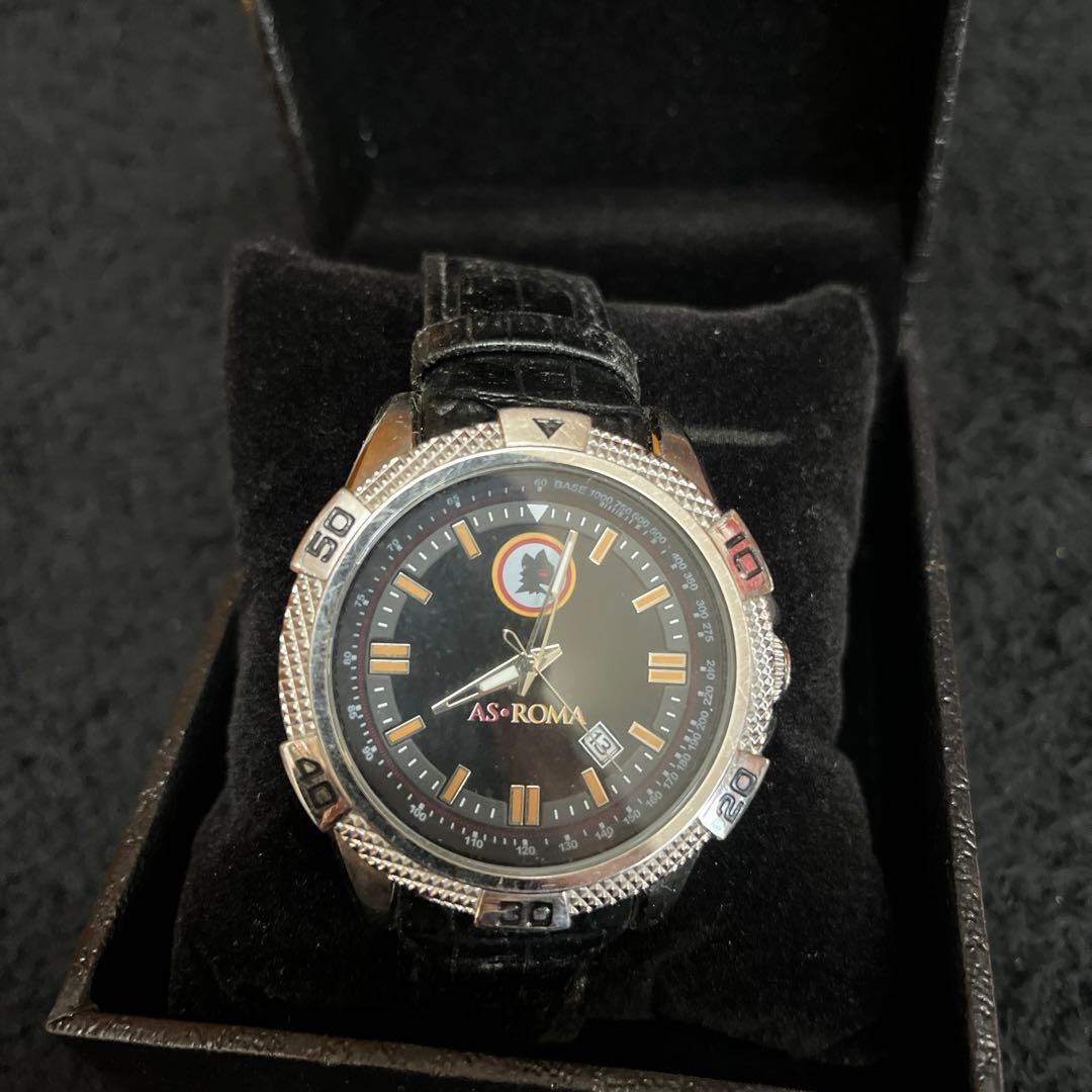 ASローマ 腕時計 VERA PELLE as roma 貴重 AS.ROMA