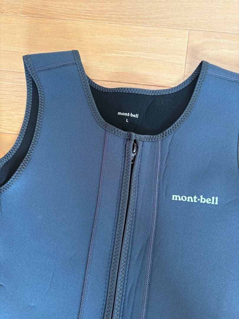 （中古美品）mont-bell ロングジョンウェットスーツ Lサイズ