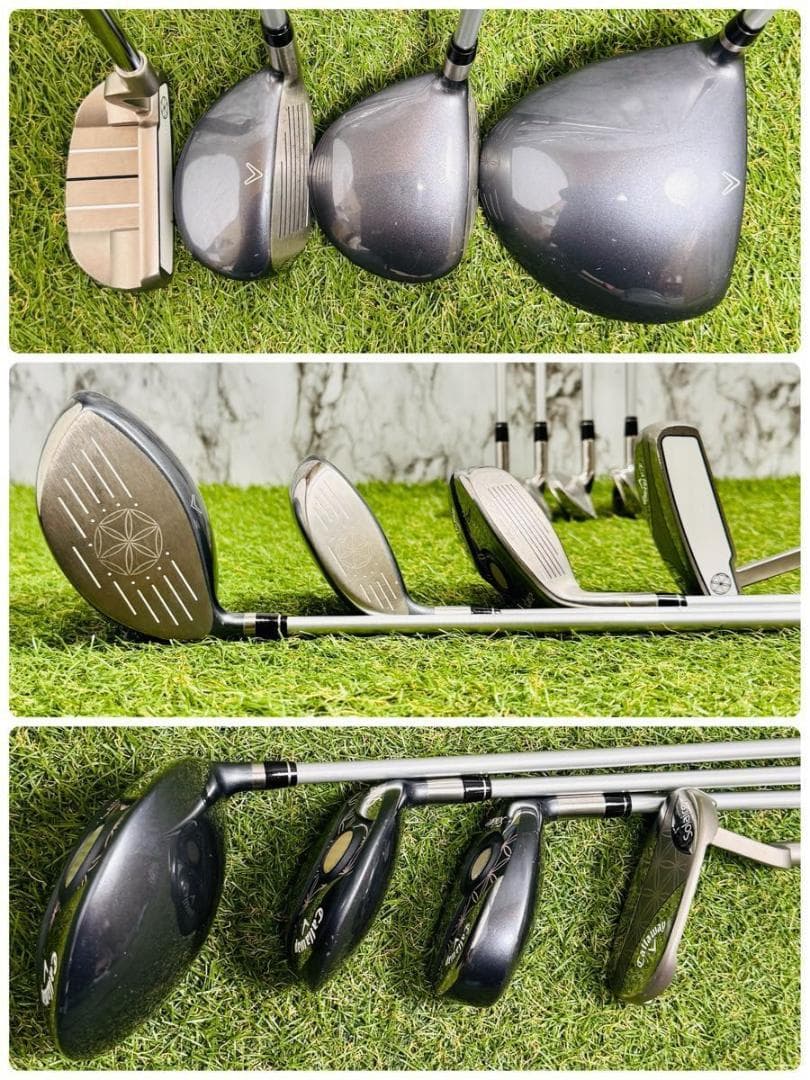 【現行モデル】キャロウェイ ソレイユ レディースゴルフセット 8本 L かんたん