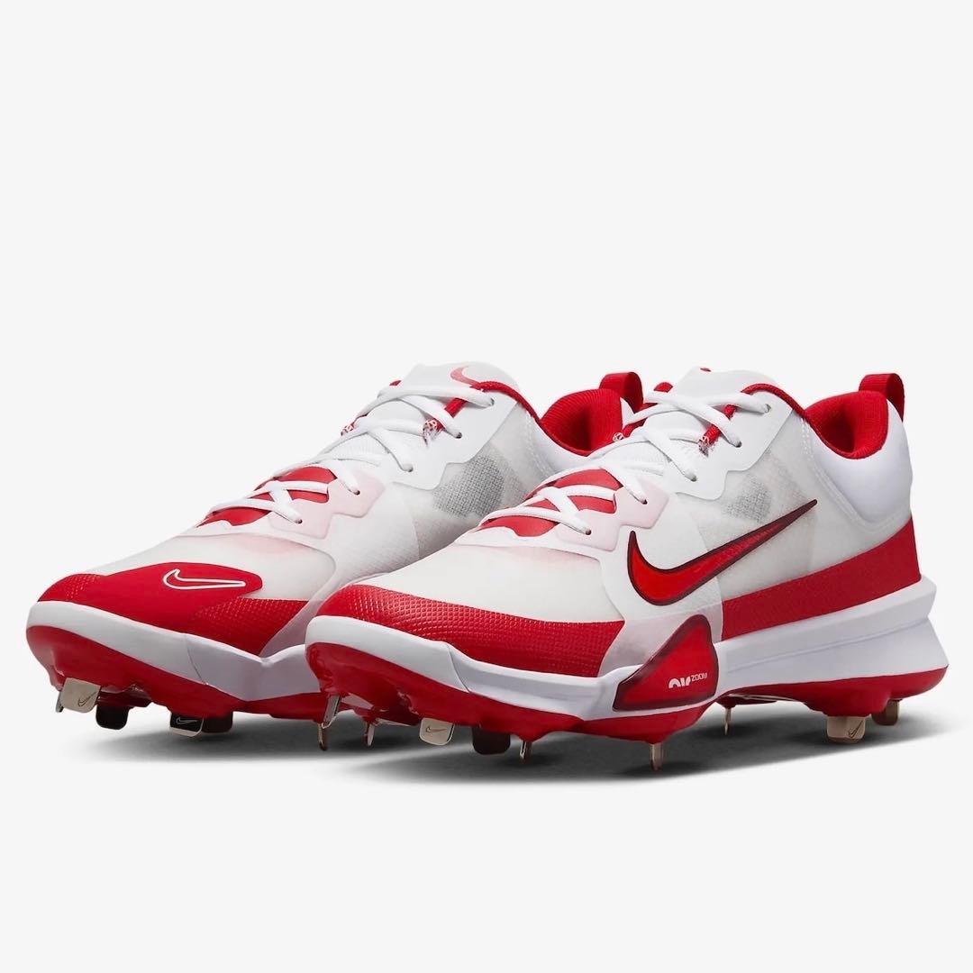 ナイキ フォース トラウト プロ 金具 255 野球 スパイク 靴 シューズ 白