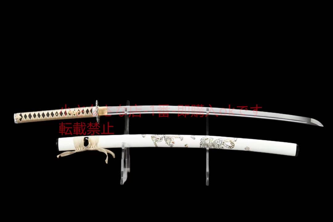 【武士の猛虎が覇権を争う】  古兵器 武具 刀装具 日本刀 模造刀 居合刀