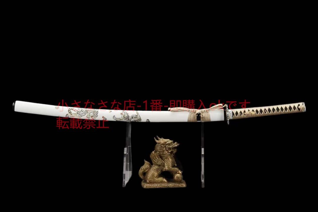 【武士の猛虎が覇権を争う】  古兵器 武具 刀装具 日本刀 模造刀 居合刀