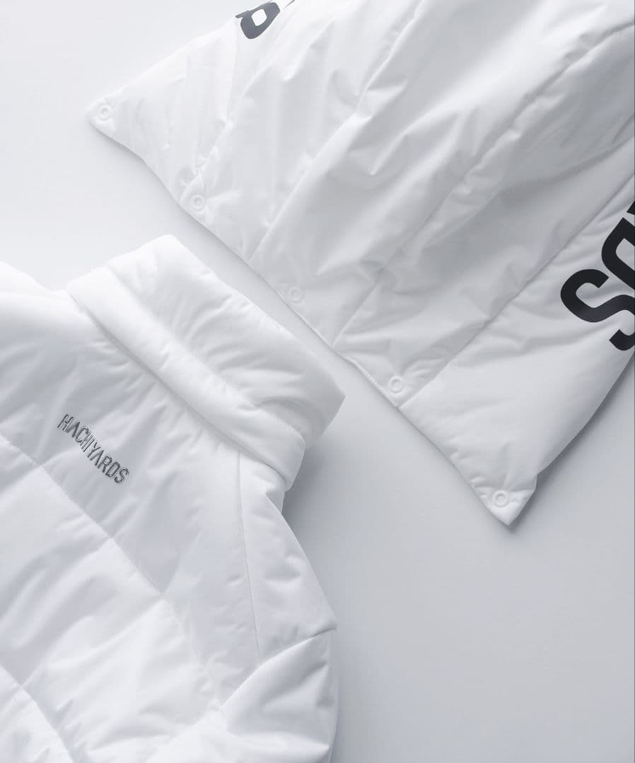 Y*y様 8YARDS ハチヤーズ ホワイト 中綿ビックフーディー L