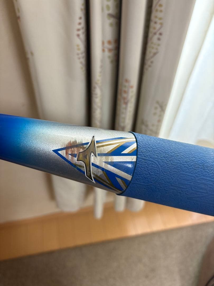 ミズノ 軟式用バット 青