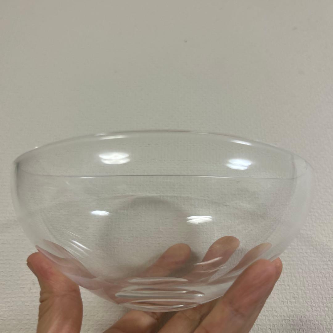 作家　ガラス作家　吹きガラス　ボウル　小野省三　作家物