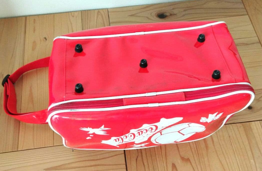 Coca-Cola エナメルバッグ 赤 USED