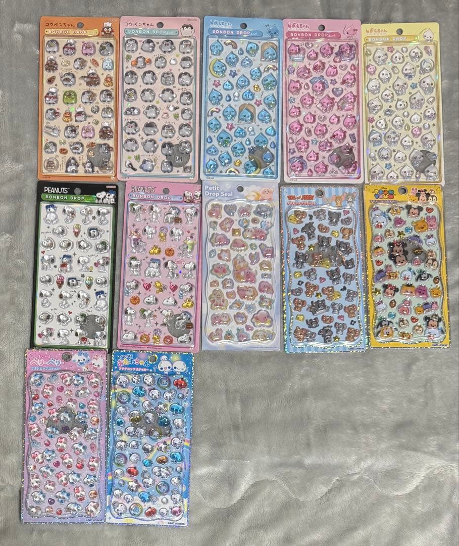 ボンボンドロップシール プチドロップシール サンリオ たまごっち 等 まとめ売り