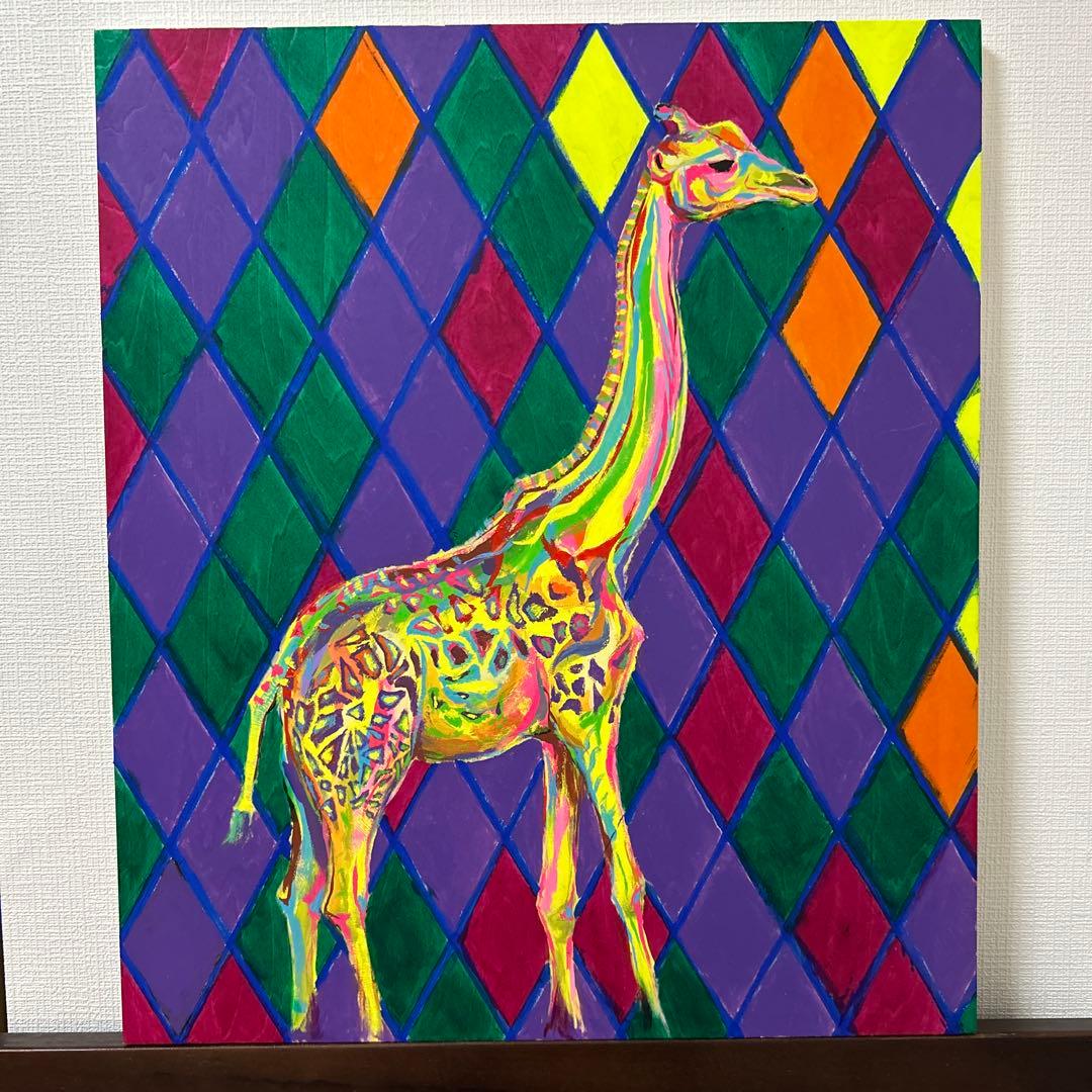 キリン　アクリル画　原画