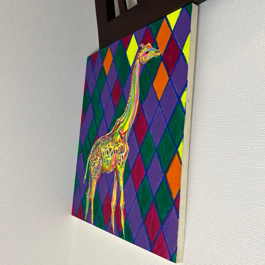 キリン　アクリル画　原画