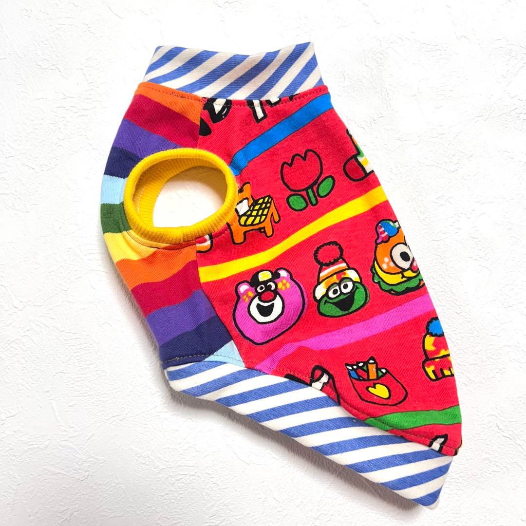 mugicha ●犬服●ハンドメイド 胴36 NO.707