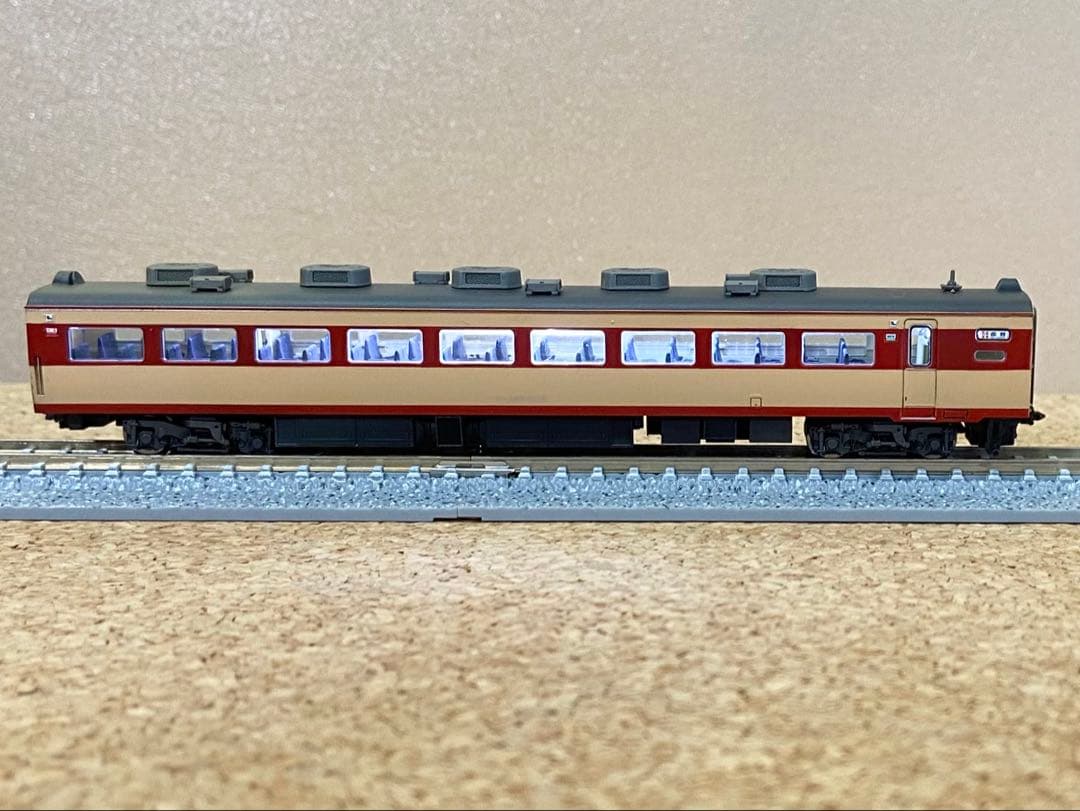 NゲージTOMIX 国鉄 485-1000系特急電車基本セット ウェザリング加工