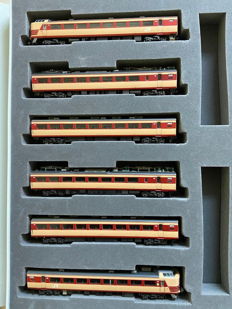 NゲージTOMIX 国鉄 485-1000系特急電車基本セット ウェザリング加工