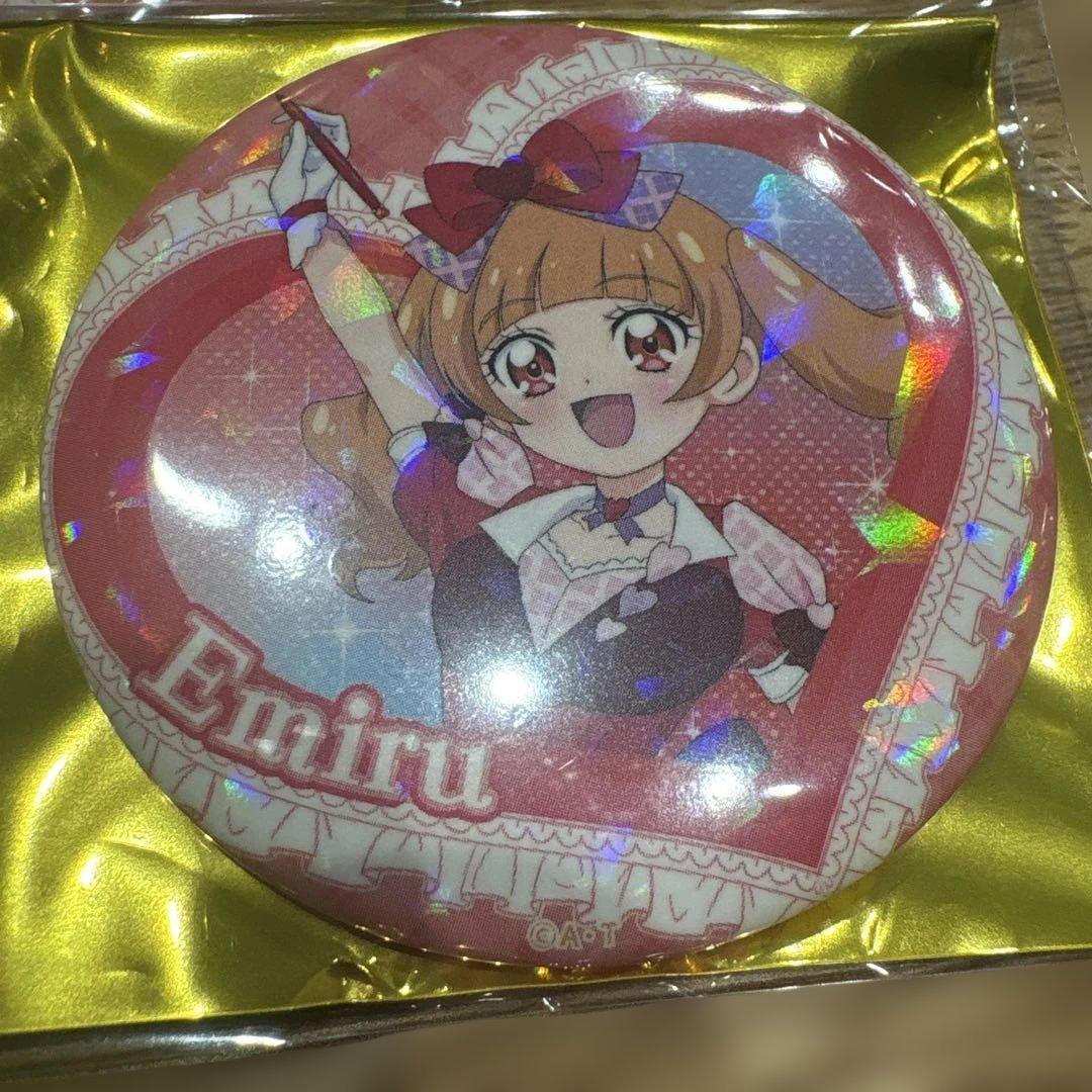 えみる　キュアマシェリ　スイパラ　缶バッジ　5個セット　匿名発送