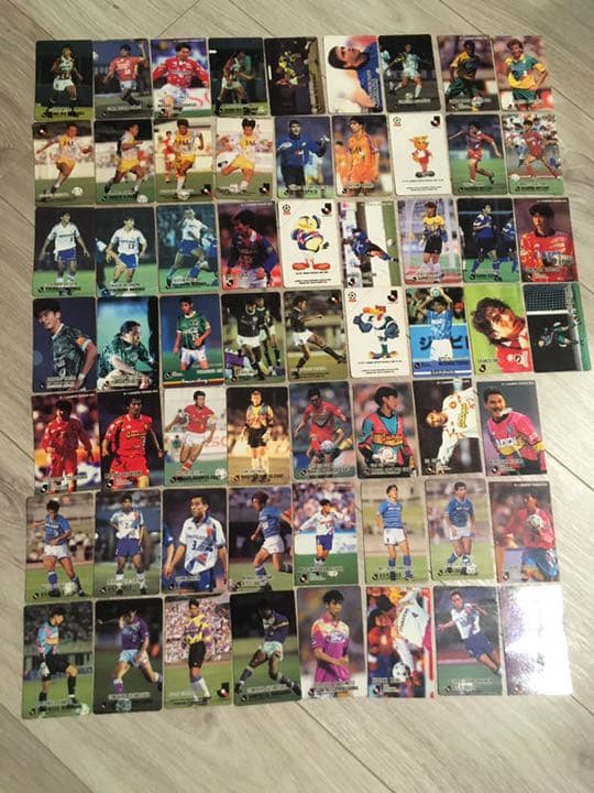 ◆1990年代　【初期】Jリーグチップス カード60枚