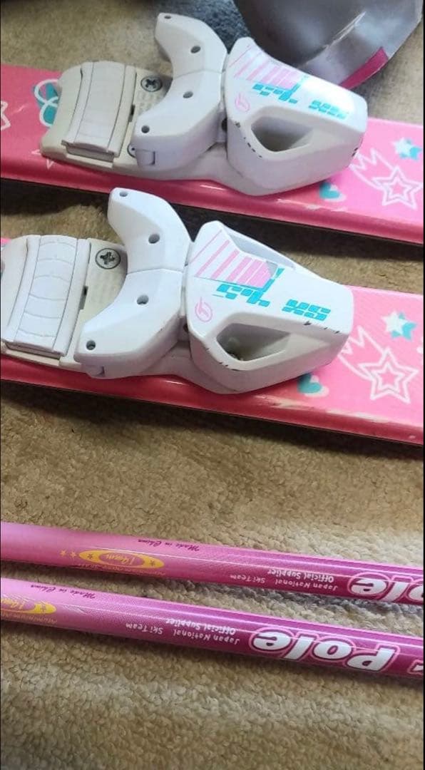 初心者向け　子供　スキーセット 板110cm & 靴19.5cm