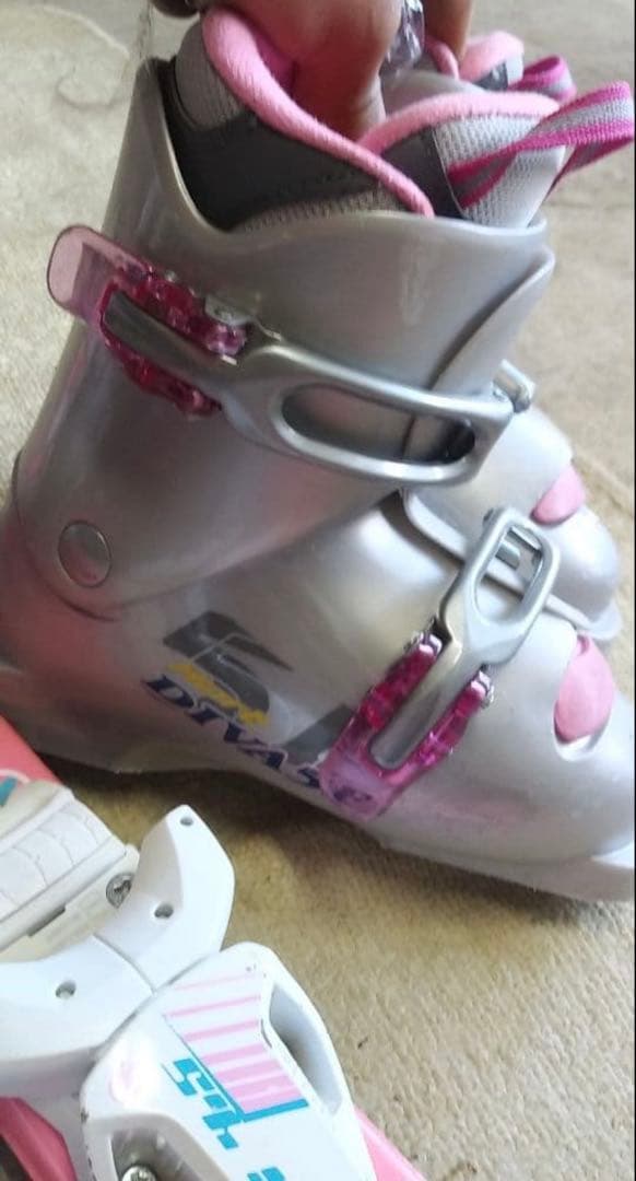 初心者向け　子供　スキーセット 板110cm & 靴19.5cm