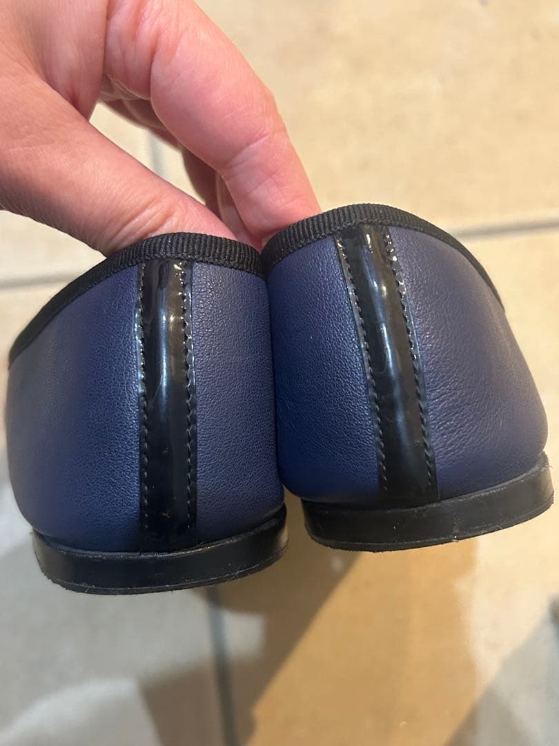 ゆゆさん専用　repetto flora ネイビーブラック　フラットシューズ41