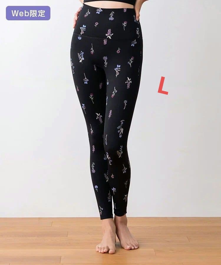 お値下♪　フラワーブーケレギンス　L　LAVA