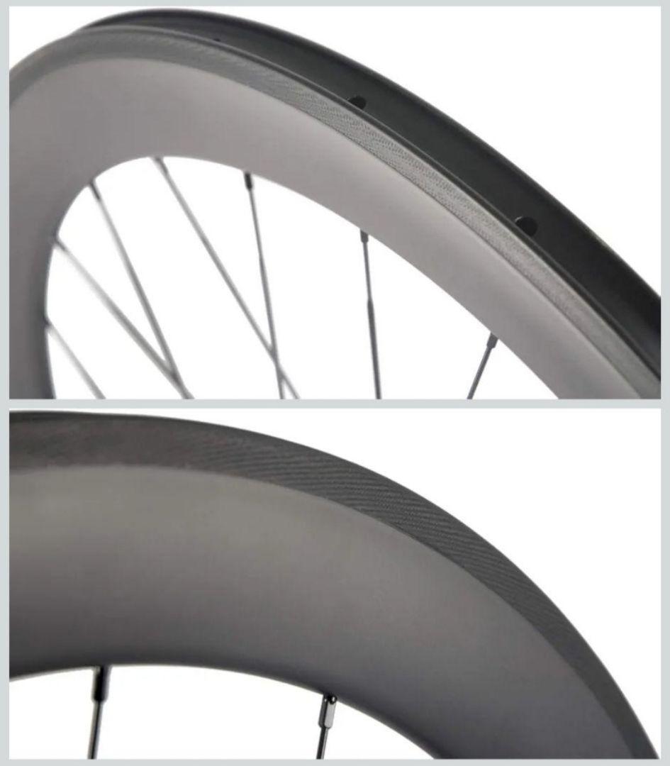 SUPERTTEAM カーボンホイールセット 60mm　ディープリム　リム