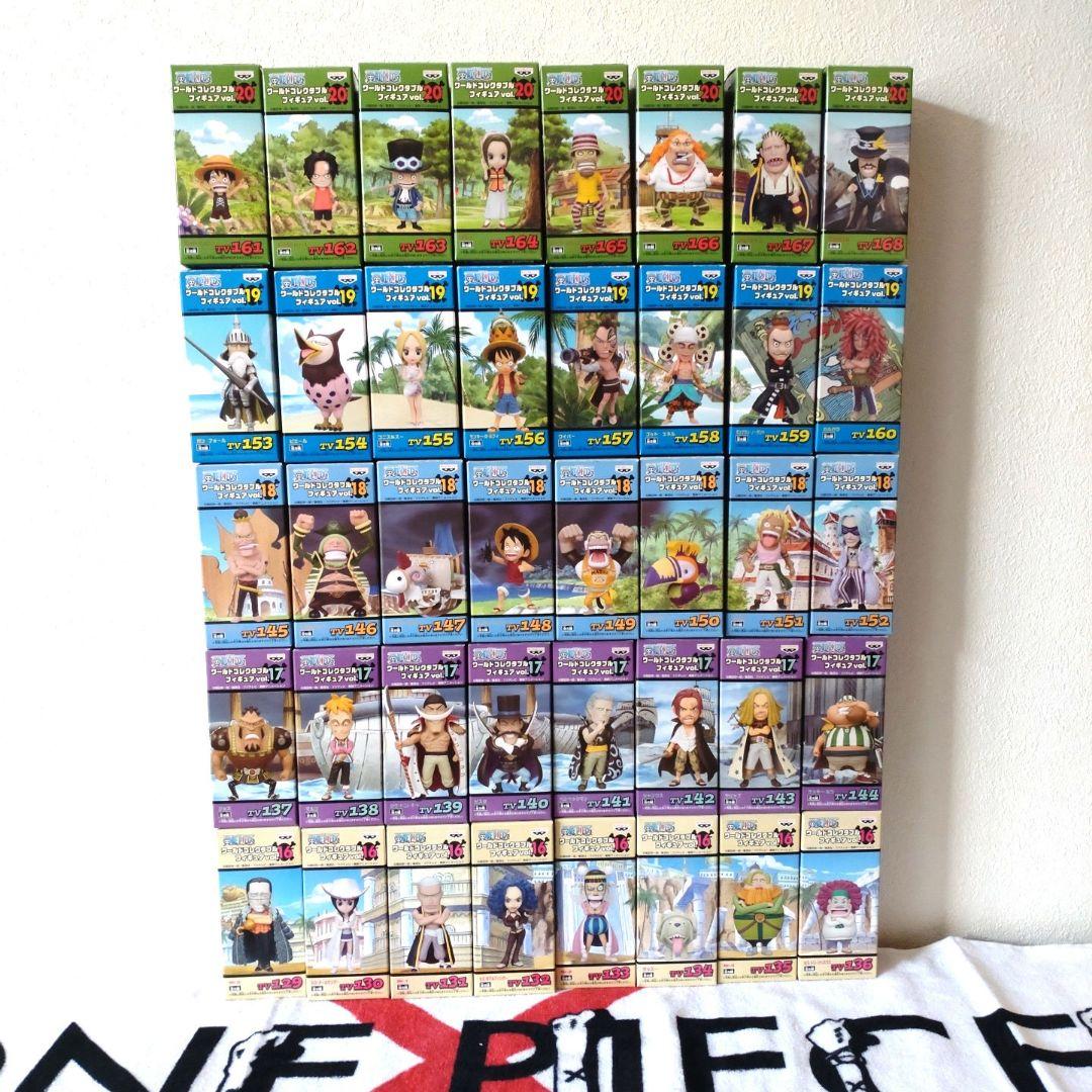ワンピース　ワールドコレクタブルフィギュア　Vol.16〜30 29は無し