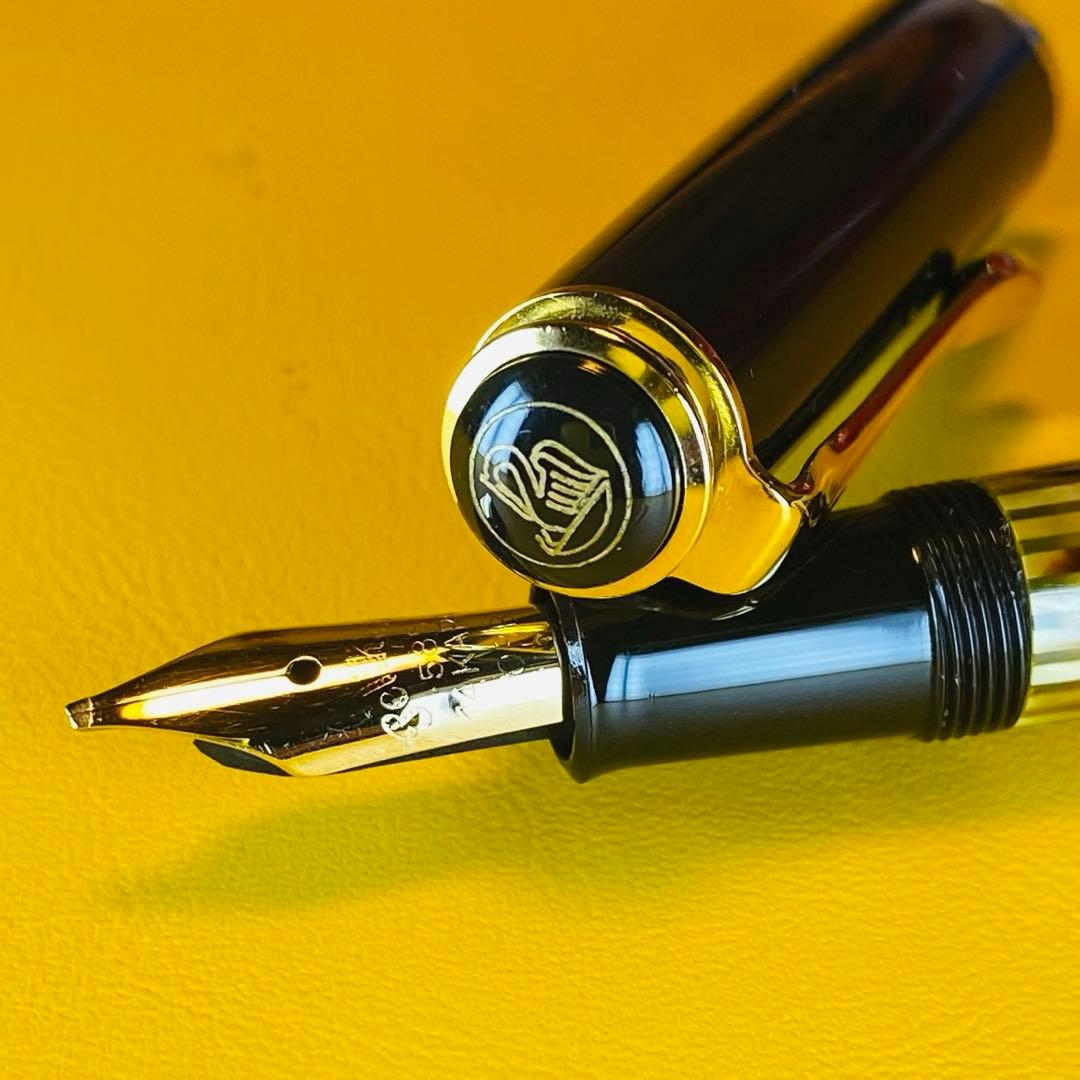 ペリカン　400 茶縞　万年筆　Pelikan 400 FP