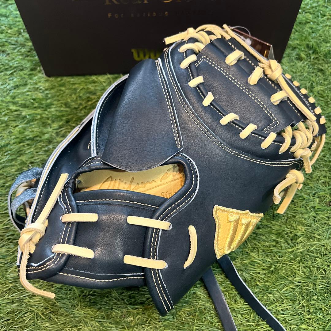 ウイルソン 限定カラーWブラック　硬式用 キャッチャーミット CM33型 右投用