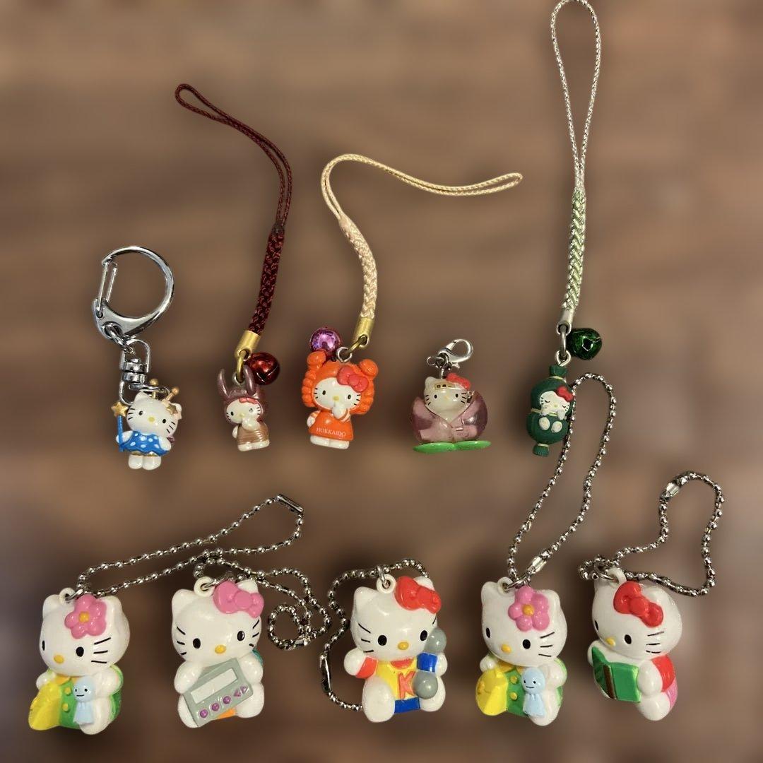 ご当地キティ　根付け　ファスナーマスコット　キーホルダー　キティまとめ売り