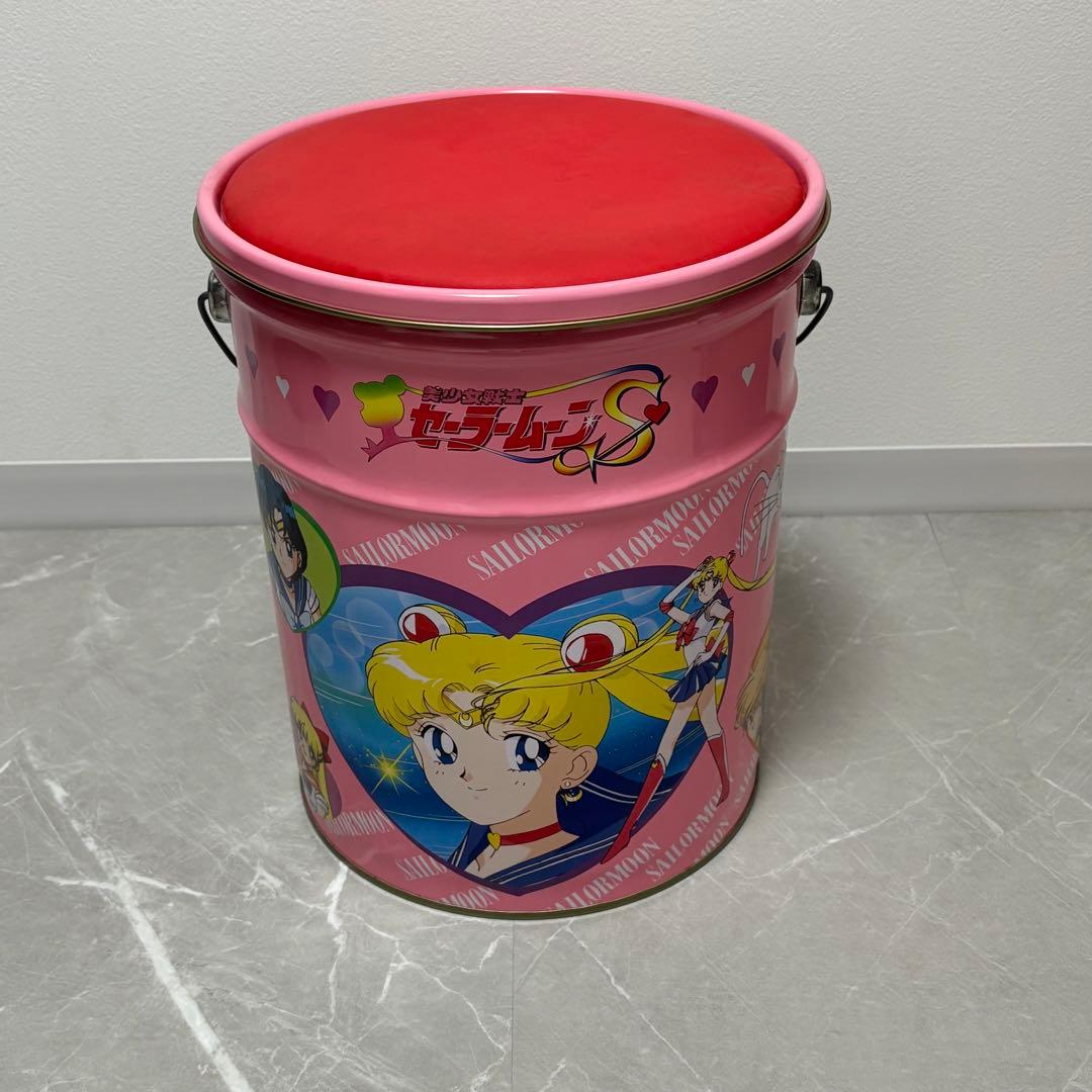 美少女戦士 セーラームーンS ペール缶 ドラム缶 スチール缶 昭和 レトロ