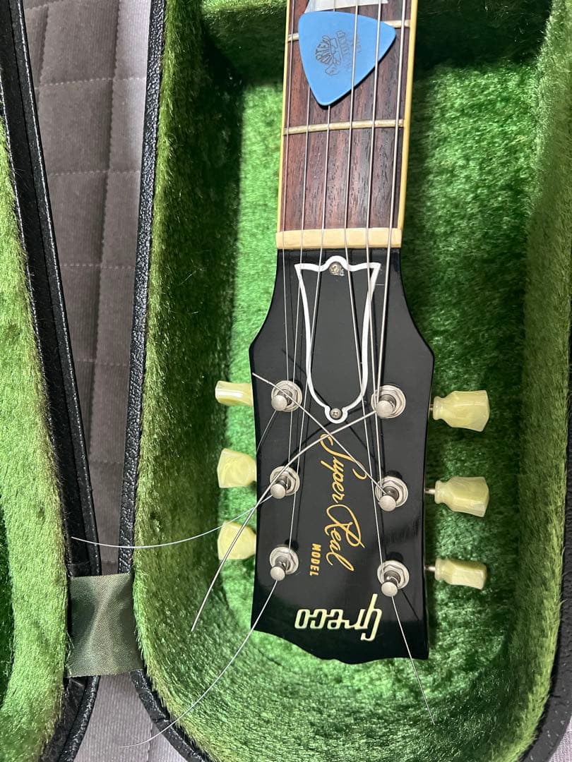 プレミアム ヴィンテージ ギター グレコ EGF850(古いがハードケース付き)