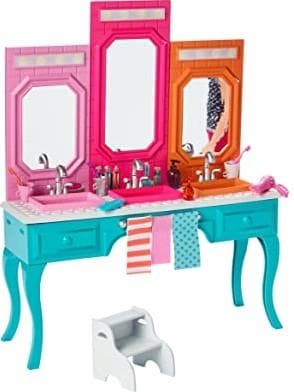 【セール】 バービー人形用 洗面台セット Barbie BATH VANITY