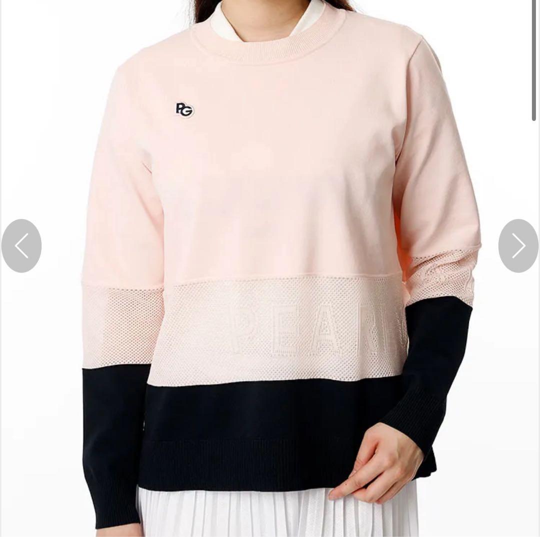 pearlygajes パーリーゲイツ クルーネックニット ロゴスカート