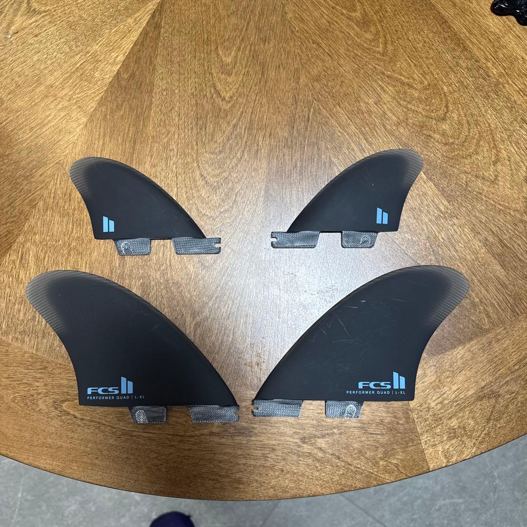 サーフィン・ボディボード FCS Il Performer Quad PG -L-XL Black