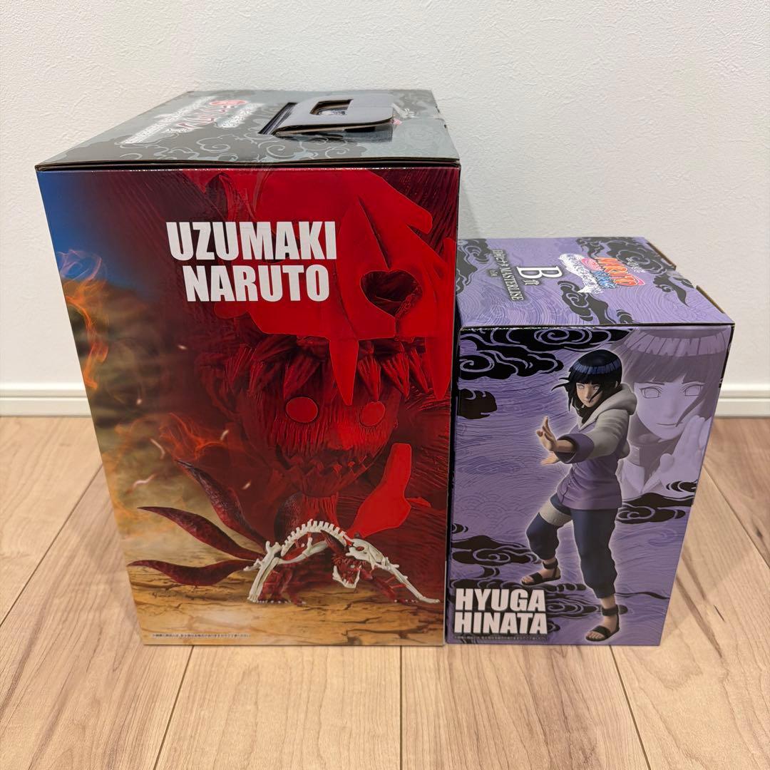一番くじナルト疾風伝　B賞ヒナタ&ラストワン賞うずまきナルト