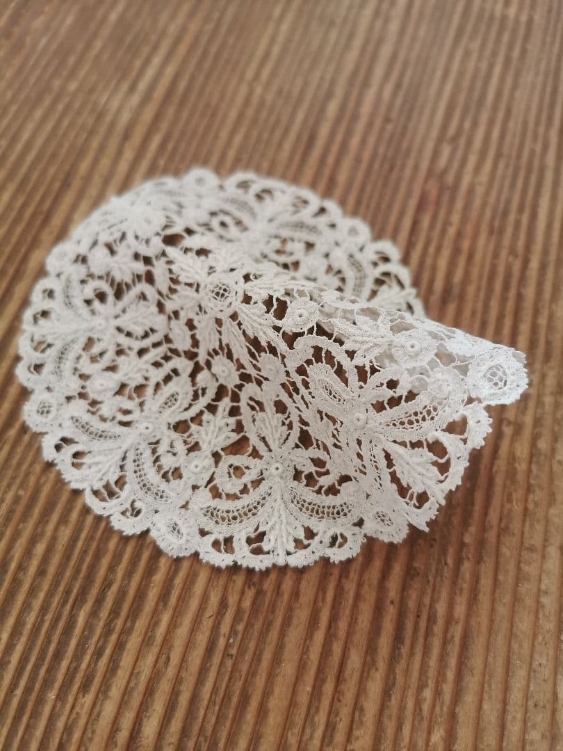 アンティークロザラインレース ロザリンペルレ＆スノーフレーク 雪花結晶ドイリー