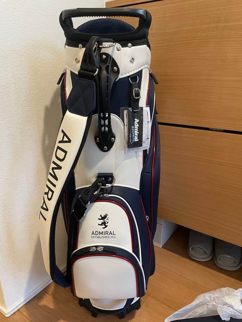I*y様 ★新品未使用‼️★アドミラルゴルフ　キャディバッグ　トリコロール　AD