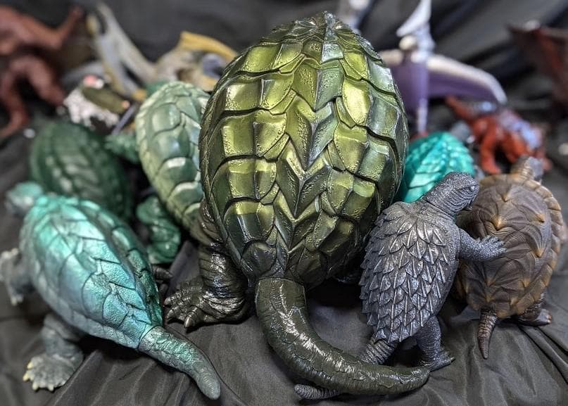 昭和～平成ガメラ＆登場怪獣（バンダイ）＆ビッグサイズソフビ他１７体セット＋３