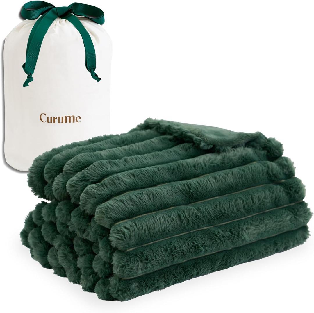 毛布にもなる掛け布団カバー 洗える ダブル 190×210cm カーキ、ダブル