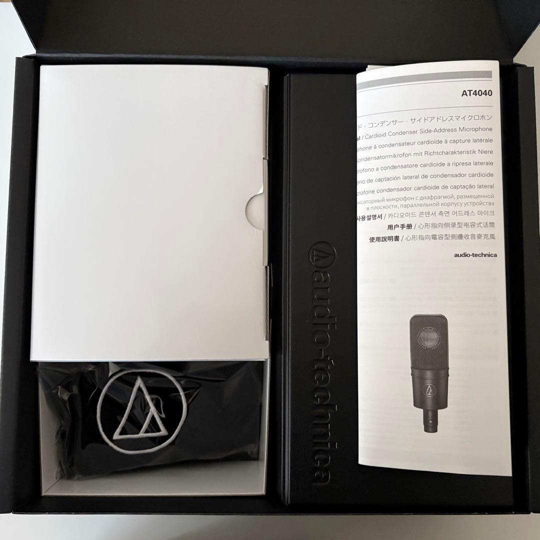 オーディオテクニカ AT4040 コンデンサーマイク XLRケーブル付き