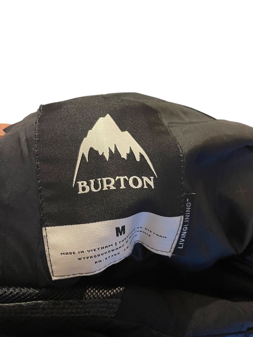 BURTON ブラック オーバーオール 男性用