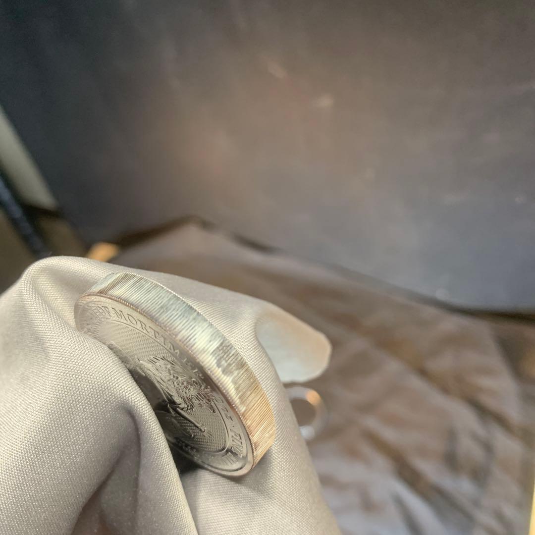 D3 純銀貨 2オンス クイーンズビースト　2020ホワイトライオン