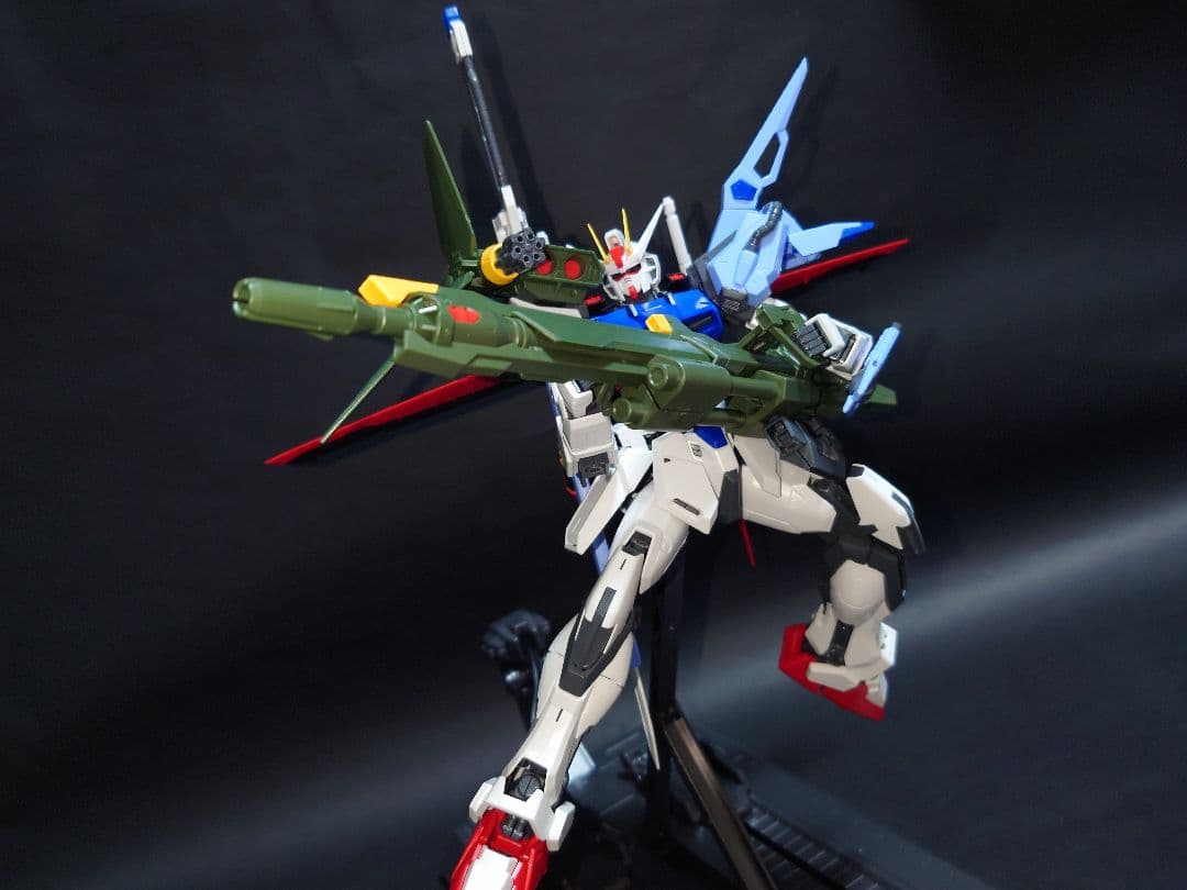 mg パーフェクトストライクガンダム グランドスラム装備型 パチ組 素組み