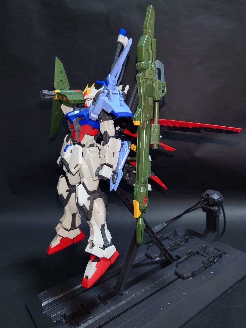 mg パーフェクトストライクガンダム グランドスラム装備型 パチ組 素組み