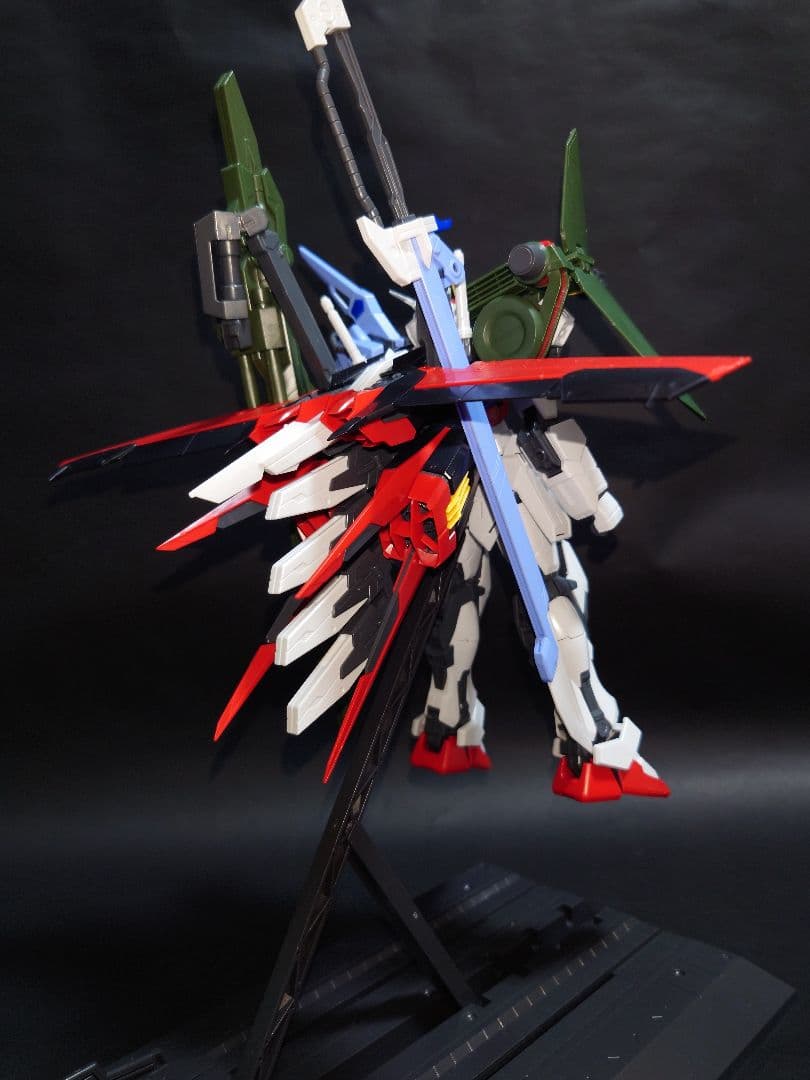 mg パーフェクトストライクガンダム グランドスラム装備型 パチ組 素組み