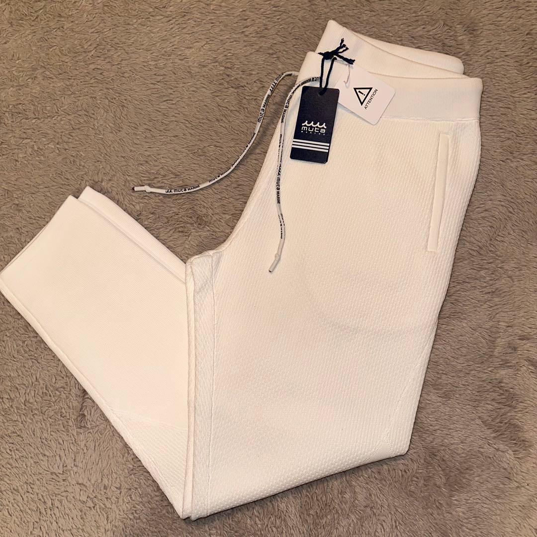 muta★モールディングジャガードニットスラックス★XL