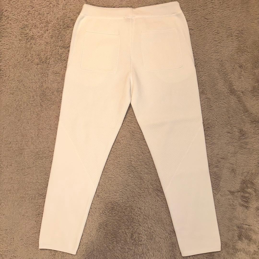 muta★モールディングジャガードニットスラックス★XL