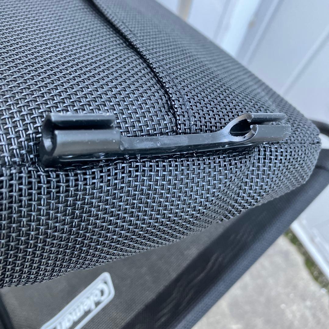 コールマン　リクライニング　メッシュチェア　ブラック　本体重量8.8Kg