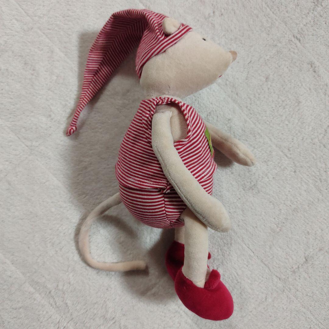 ネズミ ぬいぐるみ (ラトル)　ムーラン・ロティ Moulin Roty