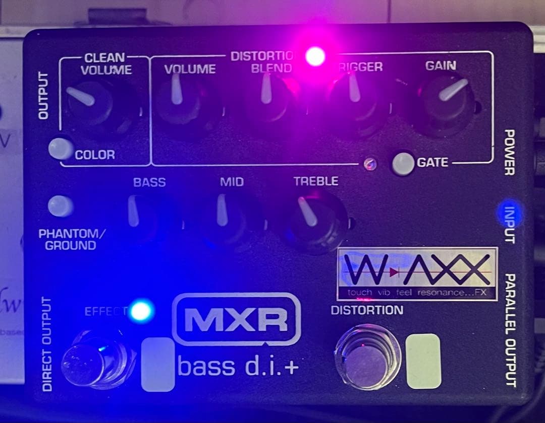 ベース MXR M-80 bass d.i. + waxx mod