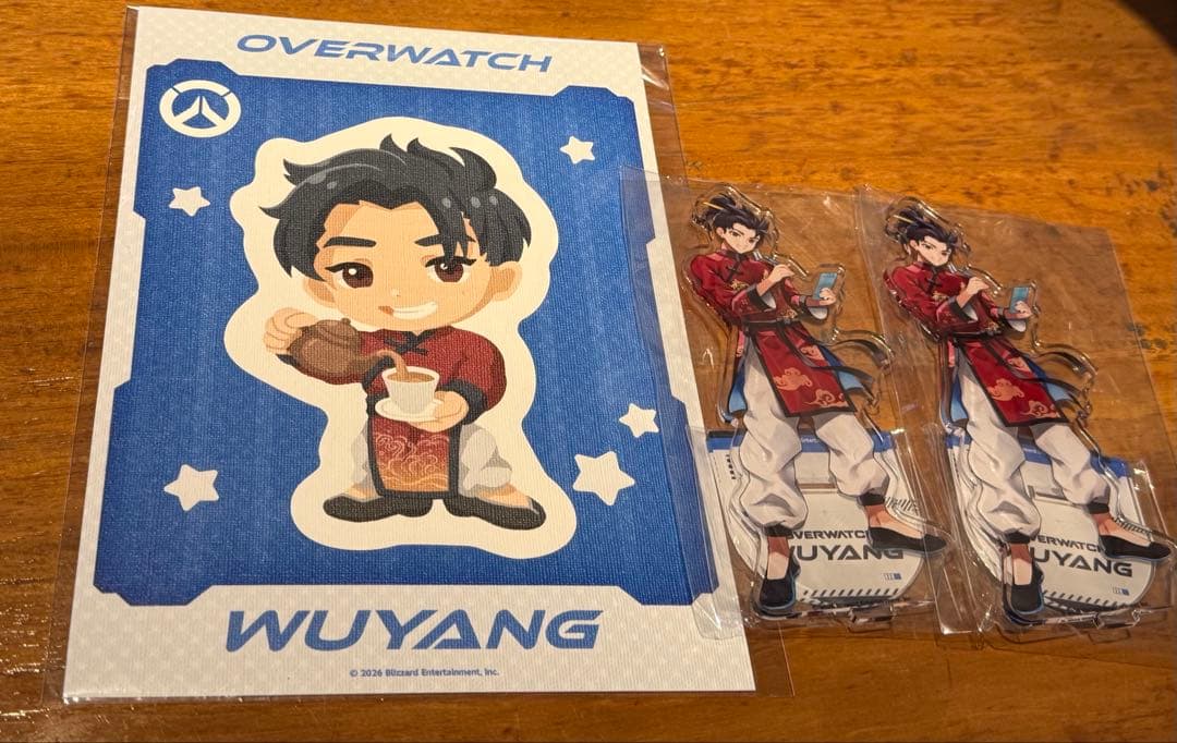 ウーヤン オーバーウォッチ　Dice アクスタ ウォールステッカー